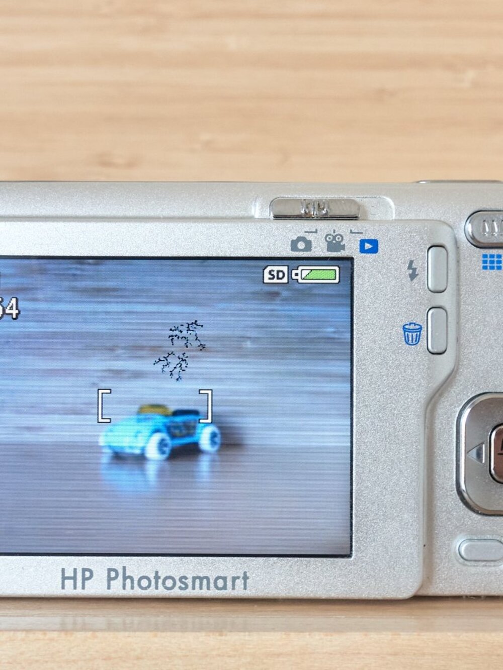 HP Photosmart R742 7MP Digital Camera Silver Tested Working - Picture 5 of 9